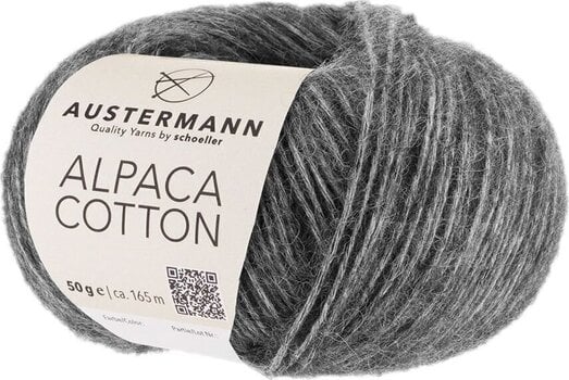 Pređa za pletenje Austermann Alpaca Cotton 90310-04 Grey Pređa za pletenje - 1