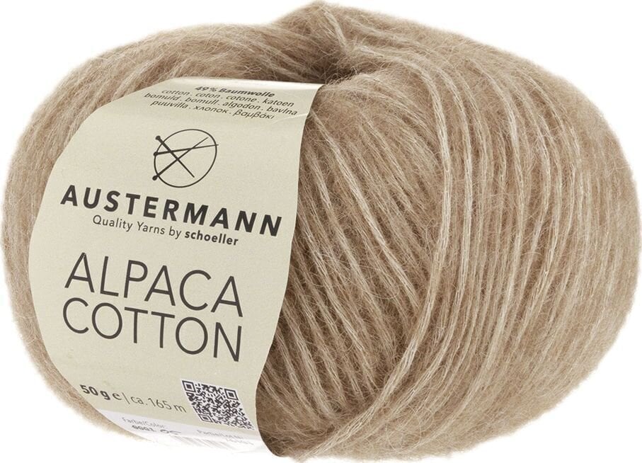 Pređa za pletenje Austermann Alpaca Cotton 90310-05 Caramel Pređa za pletenje