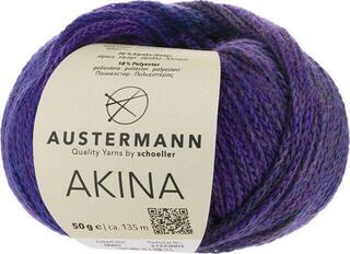 Pređa za pletenje Austermann Akina 90322-03 Plum Pređa za pletenje