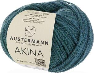 Knitting Yarn Austermann Akina 90322-05 Petrol Knitting Yarn