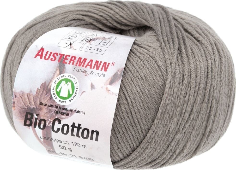 Pređa za pletenje Austermann Bio Cotton 98299-06 Taupe Pređa za pletenje