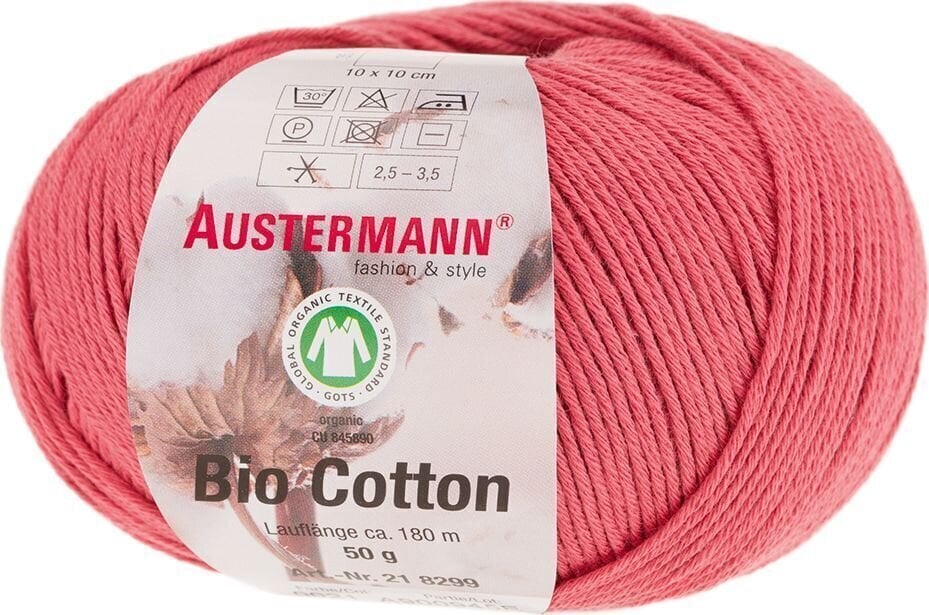 Pređa za pletenje Austermann Bio Cotton 98299-21 Coral Pređa za pletenje
