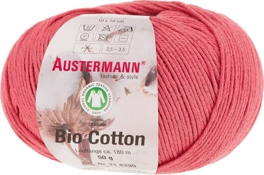 Pređa za pletenje Austermann Bio Cotton 98299-21 Coral Pređa za pletenje - 1