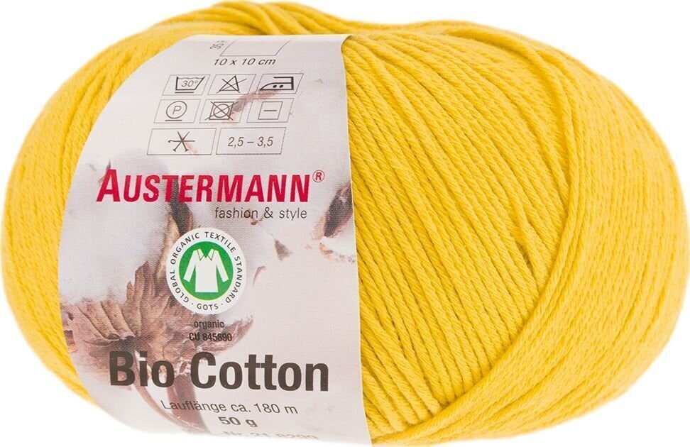 Pređa za pletenje Austermann Bio Cotton 98299-23 Maize Pređa za pletenje