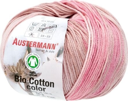 Pređa za pletenje Austermann Bio Cotton Color 98300-105 Magnolia Pređa za pletenje - 1