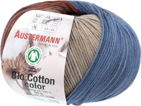 Pređa za pletenje Austermann Bio Cotton Color 98300-109 Vintage Pređa za pletenje - 1