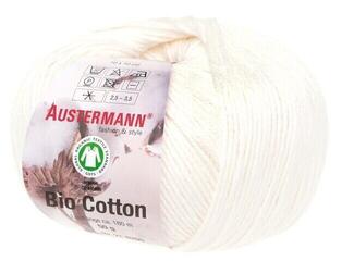 Pređa za pletenje Austermann Bio Cotton 98299-10 Natural Pređa za pletenje