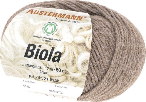 Strickgarn Austermann Biola 98258-06 Beige Mottled Strickgarn - 1