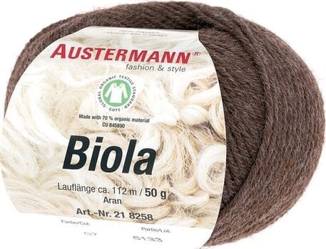 Pređa za pletenje Austermann Biola 98258-07 Brown Mottled Pređa za pletenje - 1