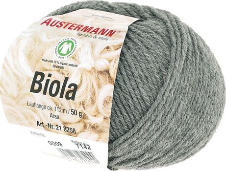 Pređa za pletenje Austermann Biola 98258-09 Grey Mottled Pređa za pletenje - 1