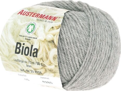 Pređa za pletenje Austermann Biola 98258-10 Silver Mottled Pređa za pletenje - 1
