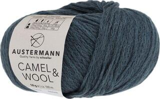 Pređa za pletenje Austermann Camel & Wool 90343-04 Blue Pređa za pletenje
