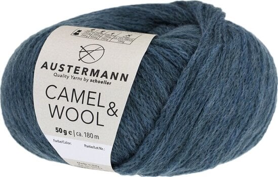 Pređa za pletenje Austermann Camel & Wool 90343-10 Petrol Pređa za pletenje - 1