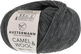 Pređa za pletenje Austermann Camel & Wool 90343-11 Grey Pređa za pletenje