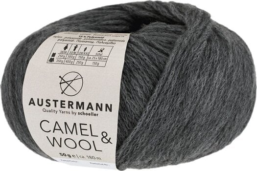 Pređa za pletenje Austermann Camel & Wool 90343-11 Grey Pređa za pletenje - 1