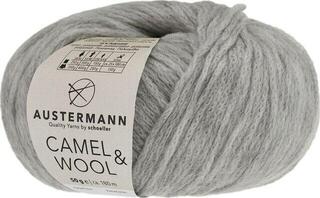 Pređa za pletenje Austermann Camel & Wool 90343-12 Silver Pređa za pletenje