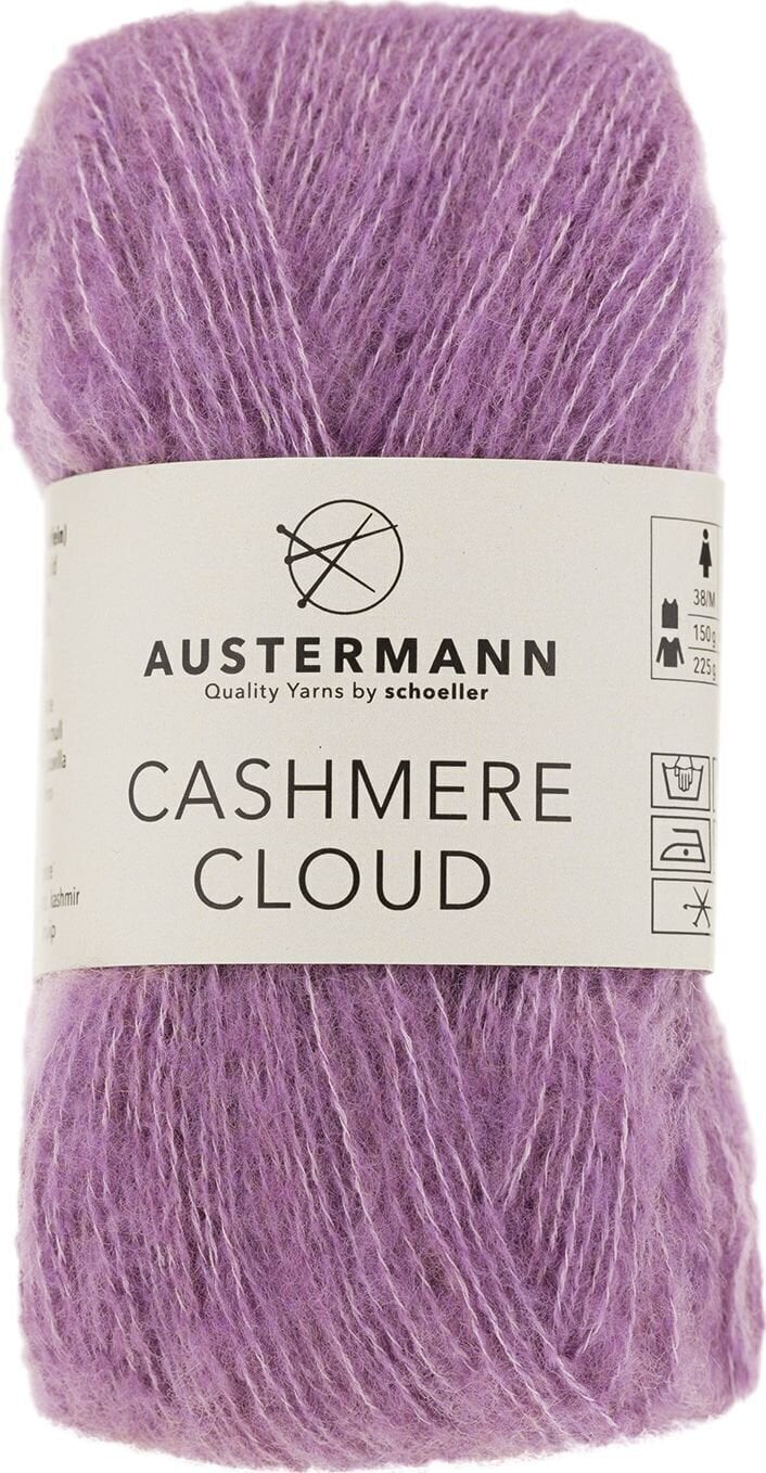 Fil à tricoter Austermann Cashmere Cloud 90349-04 Mauve Fil à tricoter