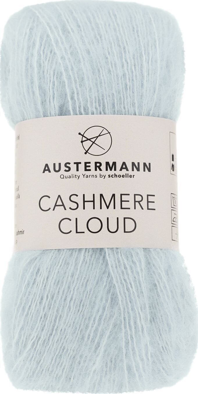 Pređa za pletenje Austermann Cashmere Cloud 90349-05 Ice Blue Pređa za pletenje