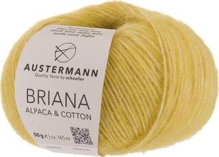 Fil à tricoter Austermann Briana Alpaca & Cotton 90319-01 Yellow Fil à tricoter