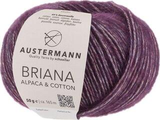 Kötőfonal Austermann Briana Alpaca & Cotton 90319-05 BlackBerry Kötőfonal