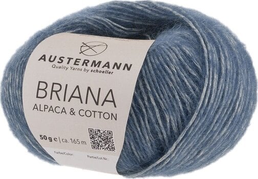 Kötőfonal Austermann Briana Alpaca & Cotton 90319-07 Denim Kötőfonal - 1