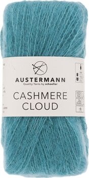 Fil à tricoter Austermann Cashmere Cloud 90349-11 Turquoise Fil à tricoter - 1