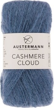 Pređa za pletenje Austermann Cashmere Cloud 90349-12 Blue Pređa za pletenje - 1