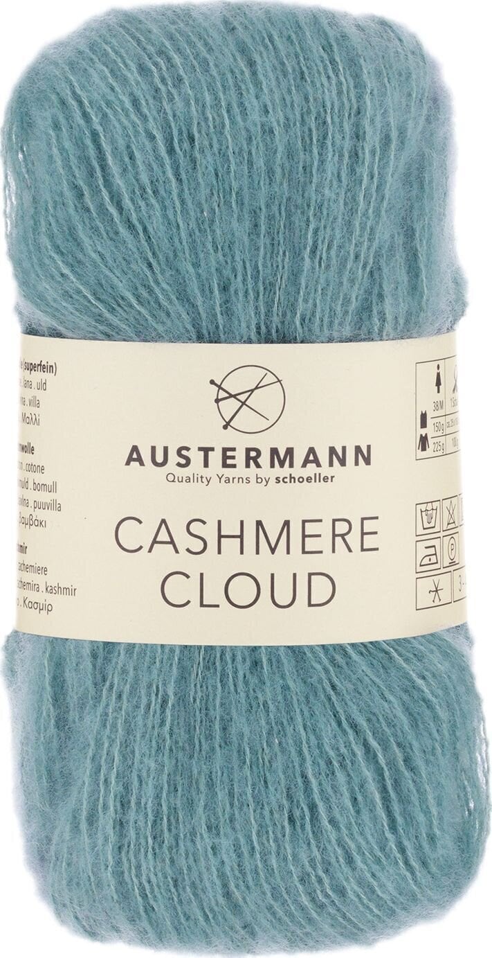 Pređa za pletenje Austermann Cashmere Cloud 90349-14 Fjord Pređa za pletenje