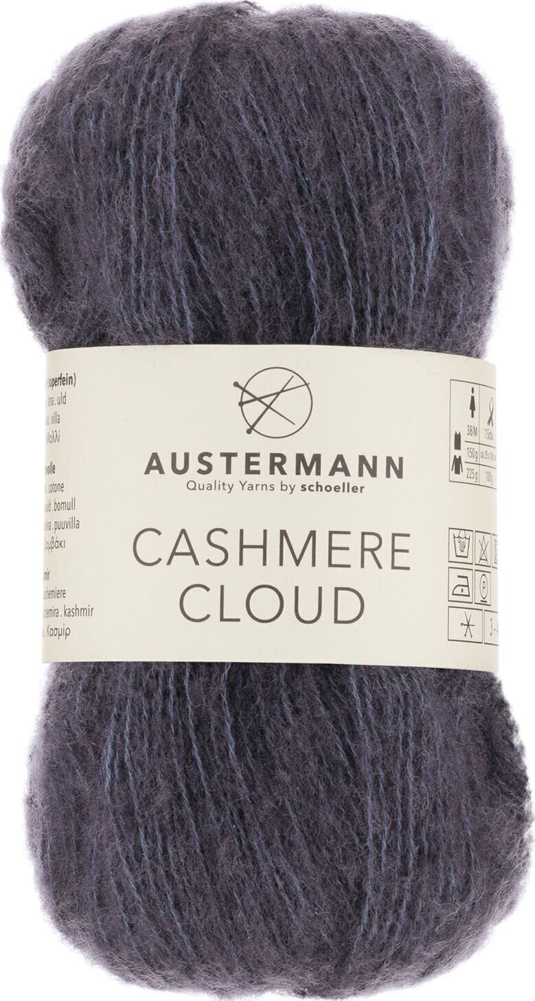 Pređa za pletenje Austermann Cashmere Cloud 90349-15 Slate Pređa za pletenje
