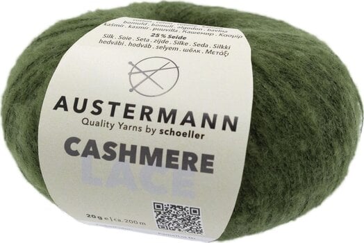 Pređa za pletenje Austermann Cashmere Lace 98232-9 Olive Pređa za pletenje - 1