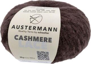 Pređa za pletenje Austermann Cashmere Lace 98232-10 Chocolate Pređa za pletenje