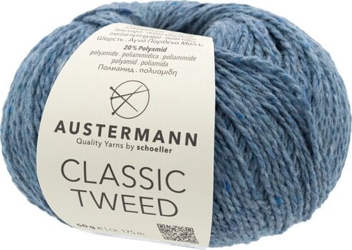 Pređa za pletenje Austermann Classic Tweed 90365-6 Denim Pređa za pletenje - 1