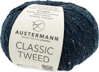 Pređa za pletenje Austermann Classic Tweed 90365-7 Indigo Pređa za pletenje
