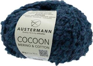 Pređa za pletenje Austermann  Cocoon Merino & Cotton 90364-3 Indigo Pređa za pletenje