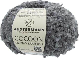 Pređa za pletenje Austermann  Cocoon Merino & Cotton 90364-6 Grey Pređa za pletenje