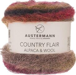 Pređa za pletenje Austermann Country Flair 90358-01 Pomegranate Pređa za pletenje