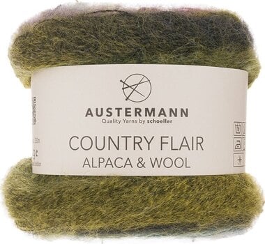 Fil à tricoter Austermann Country Flair 90358-03 Olive Grove Fil à tricoter - 1