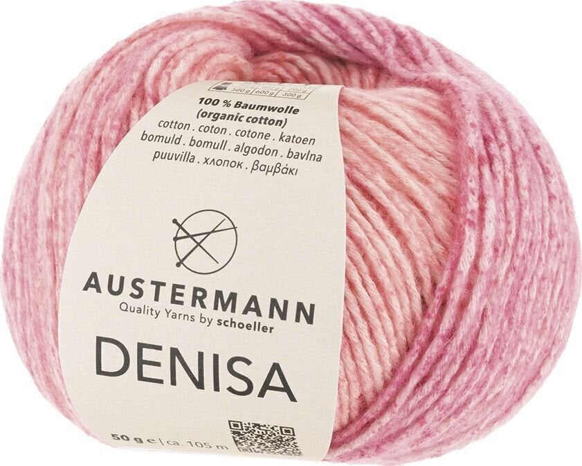 Adīšanas dzija Austermann Denisa 90325-02 Coral Adīšanas dzija
