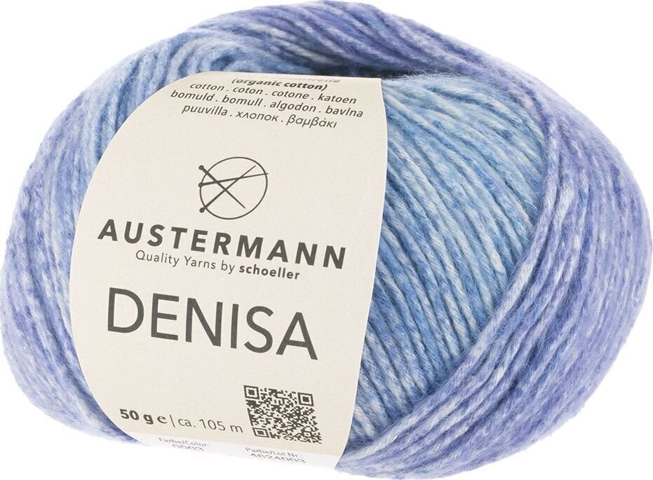 Pređa za pletenje Austermann Denisa 90325-03 Blue Pređa za pletenje