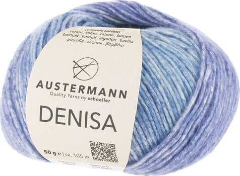 Pređa za pletenje Austermann Denisa 90325-03 Blue Pređa za pletenje - 1