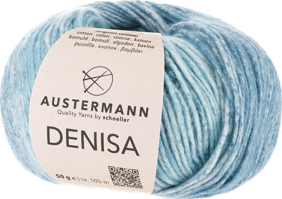 Adīšanas dzija Austermann Denisa 90325-04 Aqua Adīšanas dzija