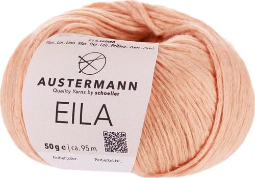 Fil à tricoter Austermann Eila 90314-02 Powder Fil à tricoter - 1