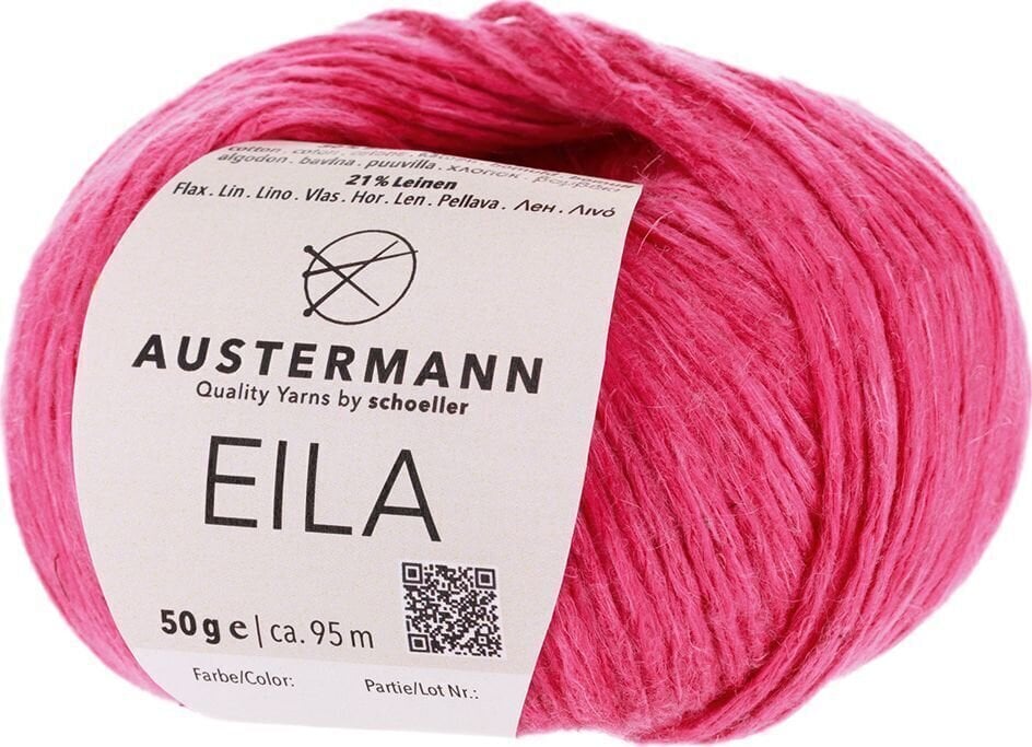 Fil à tricoter Austermann Eila 90314-05 Pink Fil à tricoter