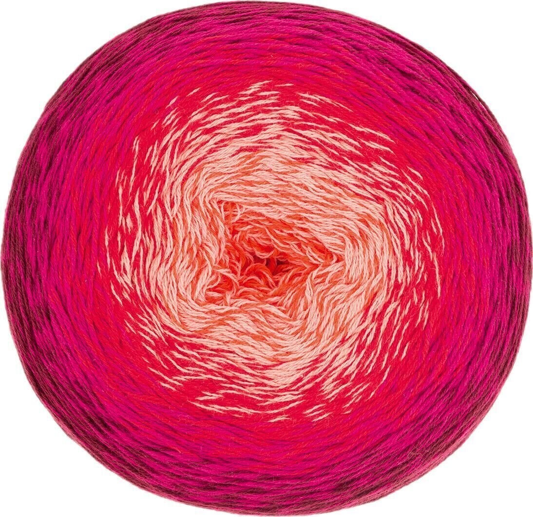 Filati per maglieria Austermann Fantasy Colours 90327-10 Pomegranate Filati per maglieria