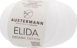 Pređa za pletenje Austermann Elida 90361-01 White Pređa za pletenje