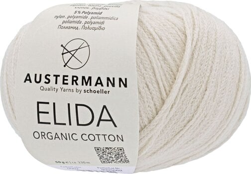 Pređa za pletenje Austermann Elida 90361-02 Linen Pređa za pletenje - 1
