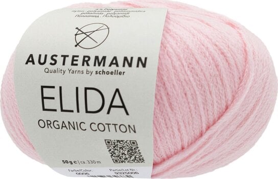 Pređa za pletenje Austermann Elida 90361-06 Rosé Pređa za pletenje - 1