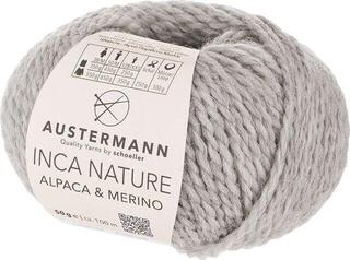 Fil à tricoter Austermann Inca Nature 90359-06 Silver Mottled Fil à tricoter