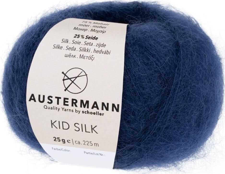 Pređa za pletenje Austermann Kid Silk 98233-04 Navy Pređa za pletenje