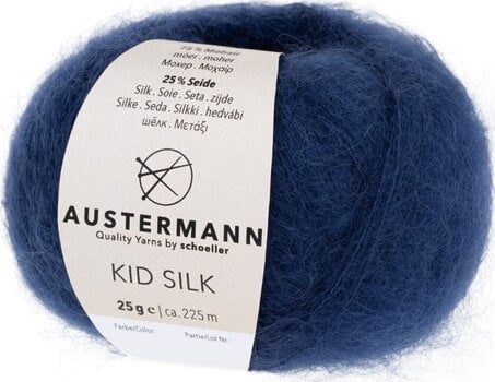 Pređa za pletenje Austermann Kid Silk 98233-04 Navy Pređa za pletenje - 1